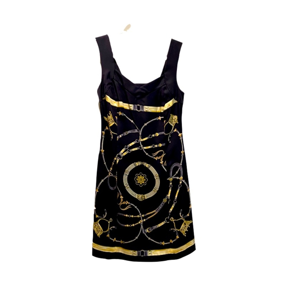 NWT J McLaughlin silk equestrian sheath dress